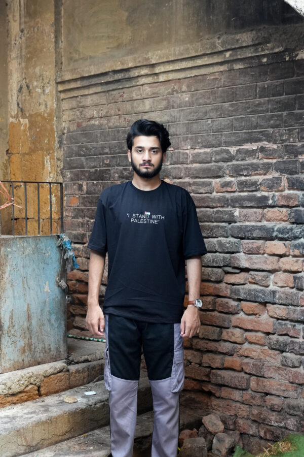 Palestine Drop Shoulder Graphic T-Shirt - Image 4