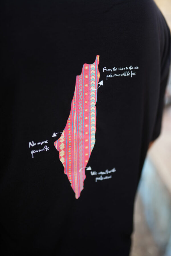 Palestine Drop Shoulder Graphic T-Shirt - Image 3